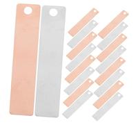 MOTHNUR 20pcs Pure Copper Zinc Anode for Electroplating Scientific Experiment Set Educational DIY Zinc Strips for Creative Electronics and School Science Projects