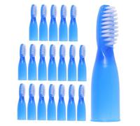 MOTHNUR 20pcs Short Handle Soft Bristle Prison Toothbrush for Safety Preventing Self-harm Easy Maneuver Mini Oral Cleaning Brush for Detention Centers