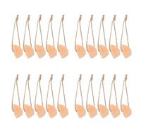 MOTHNUR 20PCS Small Animal Mineral Salt Lick Blocks with Rope Natural Crystal Salt Chew for Hamsters, Rabbits, and Small Pets for Livestock and Cage Use