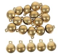 MOTHNUR 20pcs Tiger Head Copper Collar Bells 22mm Hanging Small Pet Bells for Cat Dog Training Diy Craft Festival Decorations