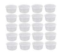 MOTHNUR 20Pcs White Reptile Feeding Box Breeding Enclosures for Lizards Spiders Centipedes Pets Quarantine and Transport