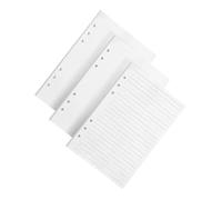 MOTHNUR 240Pcs Loose Leaf Notepad Refill Paper Ivory White Blank Dotted Lined Inserts for Planner Binder Organizer for Writing Journaling and Note Taking