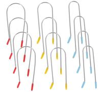 MOTHNUR 24pcs Hot Roller Clips Replacement Kit U-shaped Wire Curler Clamps for Heated Hair Rollers Spring Curl Holder for DIY Perms and Styling at Home