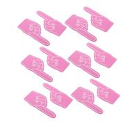 MOTHNUR 24pcs Mini Foam Finger Craft Lightweight Portable Cheerleading Hand Props DIY Blank Foam Hands for Sports Events Football Baseball Soccer Fans Team Spirit Accessories