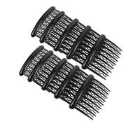 MOTHNUR 24pcs Vintage Plastic Hair Side Combs with Teeth Strong Grip Straight Veil Hair Clips for Bridal Weddings Bridesmaids Accessories Lightweight Styling Updo Holders