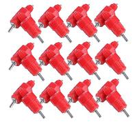 MOTHNUR 25 Pcs Automatic Chicken Water Feeder with Plastic and Stainless Steel Screw Style Nipples Easy to Clean Poultry Waterer for Chickens Ducks Geese Quail and Game Birds