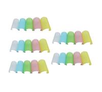 MOTHNUR 25 Pcs Plastic Flute Protectors Flute Films Soft Material Covers for E Keys Lightweight Easy to Install Musical Instrument Accessories Random Color