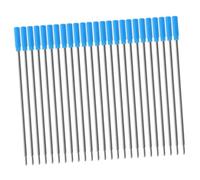 MOTHNUR 25Pcs Blue Ballpoint Pen Refills Practical Gel Pen Fine Point Replacement Ink for Office Study Smooth Writing Leak Resistant Easy to Replace