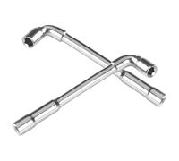 MOTHNUR 2pcs 3D Printer Nozzle Wrench Tool Set, Steel L-Shaped Hex Wrenches 6mm and 7mm, Silver Colour with Precise Adjustment and Better Maneuverability for Printer Maintenance