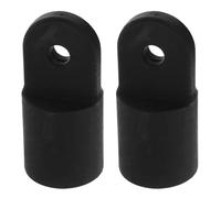 MOTHNUR 2pcs 7/8 inch High-Strength Black Nylon Bimini Top Cap Fittings for Yacht Shade Poles Boat Canopy Hardware Marine Bimini Top Accessories