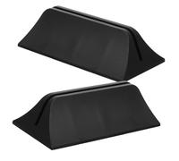 MOTHNUR 2Pcs Adjustable Desk Partition Clamp for Glass Dividers Stable Privacy Panel Holder with Modern Design for Office Desk Organization and Focused Workspaces
