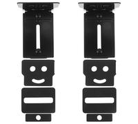 MOTHNUR 2pcs Adjustable Speaker Wall Mount Bracket for Sound Bar Stable Audio Shelf for Home Hotel Use Easy to Install under Tv