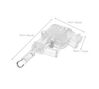 MOTHNUR 2pcs Blind Parts Quadrangle Modulator for Horizontal Blinds Easy Installation Window Shutter Accessories with Square Gear Tilter for Precise Angle Control Reusable Design for