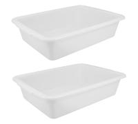 MOTHNUR 2pcs Capacity Plastic Mixing Tray for Chemical Experiments Leakproof Lab Tray Organizer for Teaching Labs and Research Institutions Efficient Storage