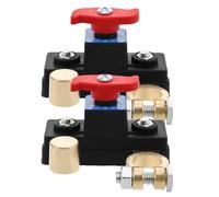 MOTHNUR 2pcs Car Battery Disconnect Switch Clamp Anti-leakage Rv Isolator Connector with Quick Installation Corrosion-resistant Alloy Build for Trucks Boats Atvs