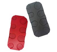 MOTHNUR 2Pcs Car Coin Holder Multi Slot Organizer for Usd Euro Change Wear Resistant Storage Box in Red Black Portable Coin Container for Car Accessories and Money Change Management