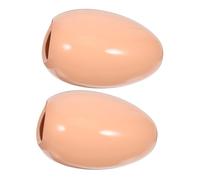 MOTHNUR 2Pcs Ceramic Small Pet Cooling Nests for Hamsters and Chinchillas Safe Ceramic Houses with Simple Structure Cooling Hideouts for Small Animals at Home