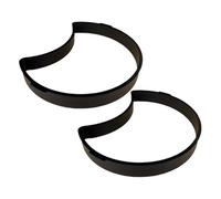 MOTHNUR 2Pcs Crescent-shaped Concrete Mold Plastic Reusable Pavement Mold for DIY Garden Pathways Driveways Patios Flexible Walk Maker
