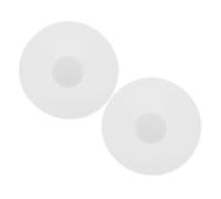 MOTHNUR 2pcs Cup Lid Accessories Bottles with Cap Plug Clear Stoppers Seal Bottle Lid Protector Upgraded Reusable for Has Silicone Spill Stopper White Silica Gel