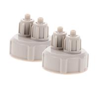 MOTHNUR 2Pcs DIY Bottle Cap for Aquarium Air Diffuser Plastic Anti-Rust Caps for Fish Tank Live Plant Reactor Easy-Seal Aquarium Bottle for Enhanced Generation
