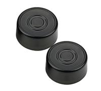 MOTHNUR 2pcs Guitar Effect Pedal Footswitch Toppers Black Replacement Caps Protection Covers for Guitar Pedal Buttons Extend Service Life Music Instrument Tool Accessory
