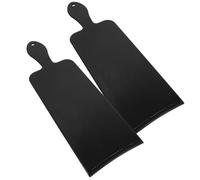 MOTHNUR 2pcs Hairdressing Board Plastic Highlight Comb Face Mask for Bangs Mask Professional Hair Coloring Tool for Hairdressing Styling Tools Use