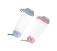 MOTHNUR 2Pcs Hanging Pet Water Feeder for Dogs Cats Animals Automatic Water Dispenser for Cage Travel Portable Fresh Supply Break-resistant Pet Feeding Tool