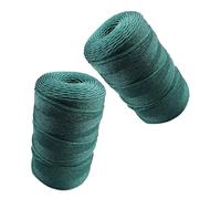 MOTHNUR 2PCS Heavy Duty Braided Nylon Fishing Net Repair Rope for Freshwater Saltwater Twine with High Tensile Strength Multipurpose Binding String for Extended Net Lifespan