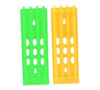 MOTHNUR 2PCS Homing Pigeon Foot Ring Placing Rack Sorting Stand for Racing Pigeon Supplies with Yellow and Green Holders