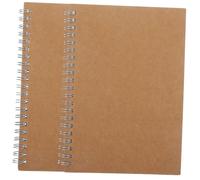 MOTHNUR 2Pcs Household Memo Pads with Sturdy Hard Cover and Thick Ink-resistant Paper Convenient Spiral Notepads for Daily Planning School Supply for Students and Personal Use