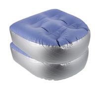 MOTHNUR 2pcs Inflatable Bath Cushion with Stable Suction Cups Adjustable Thickened Bathtub Seat Cushion for Adults Portable Spa and Hot Tub Mat Compact Design for Travel and Space Saving