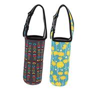 MOTHNUR 2pcs Insulated Water Bottle Sleeve Portable Bottle Cover Hand Strap for Heat Preservation and Anti-scalding Design for Outdoor Activities