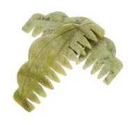 MOTHNUR 2pcs Jade Massage Combs for Women Anti-Static Hair Care Scalp Massage Tools Natural Jade Material Enhances Blood Flow Relieves Stress and Energizes Daily Hair Combing