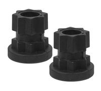 MOTHNUR 2pcs Kayak Track Adapter Mount Base for Canoe and Kayak Accessories Quick Release Plastic Navigation Pin Bracket Compatible with Fishing Rod Holders and Action Camera Mounts