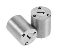 MOTHNUR 2pcs Letter Mold Stamp Alphabet Adjustable Mini Craft Tool for DIY Projects Office and Workshop Use