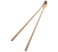 MOTHNUR 2pcs Long Handle Reptile Food Spoons for Lizard Feeding Ergonomic Rose Gold Scoops for Powder Fruit and Small Pet Food Easy to Clean and Use Feeding Tool