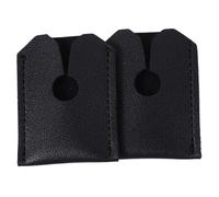 MOTHNUR 2pcs Manual Head Sleeve Soft Faux Leather Safety Head Cover Protective Storage Sleeve for Shaving Compatibility Gentle Design
