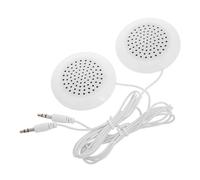 MOTHNUR 2pcs Mini Portable Speakers with Jack for Pillow and Sleep Compact Wired Audio for Travel Office CD Player Clear Sound