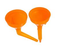 MOTHNUR 2pcs Multi-functional Oil Filling Funnel for Cars and Motorcycles Long and Angled Fuel Funnels for Easy Refueling Essential Emergency Auto Filling Tools