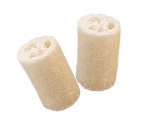MOTHNUR 2Pcs Natural Loofah Exfoliating Bath Brush Reinforced Edges Gentle Dead Skin Removal Full Body Scrubbing Towel for Shower and Massage Skin Suitable for Adults