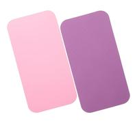 MOTHNUR 2pcs Non-Slip Yoga Cushion Knee Protective Pad High Rebounding Comfortable Kneeling Mat for Fitness Yoga Elbow Pads in Deep Purple and Princess Pink