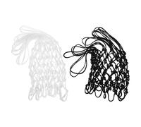 MOTHNUR 2pcs Outdoor Nylon Basketball Net Replacement Universal Standard Rim Basketball Goal Nets for Outdoor Courts Weather-resistant Heavy Duty Suitable for Wall-mounted and Mobile Hoops