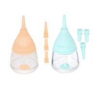 MOTHNUR 2pcs Pet Nursing Bottle Kit for Newborn Kittens Puppies and Rabbits with Soft Silicone Tips Milk Feeder for Small Pets and Easy to Clean Feeding Supplies