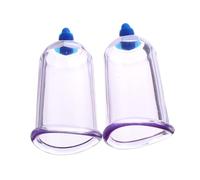 MOTHNUR 2PCS Physiotherapy Cupping Device High Temperature Resistant Vacuum Cups for Meridian Dredging and Blood Regulation Suitable for Chinese Cupping Therapy and Body Care