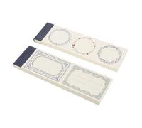 MOTHNUR 2pcs Plan Notepads Special Paper Memo Pads for Office Students Teachers School Supplies Writing Planners with Unique Byzantine and Chinese Style Designs
