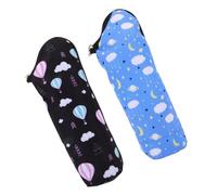 MOTHNUR 2pcs Portable Insulated Milk Bottle Bags with Handle Thermal Nursing Bottle Pouches for Stroller Balloon Pattern