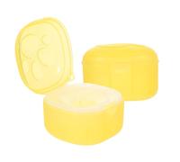 MOTHNUR 2pcs Portable Pacifier Holder Cases for Travel Storage with Hanging Hook Dustproof Soother Containers for Easy Access Stroller Bag Cute Cat Paw Design