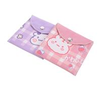 MOTHNUR 2pcs Portable Sanitary Napkin Storage Bag with Zipper Outdoor Period Pouch for Compact and Feminine Hygiene Organizer for Small Items and Essentials