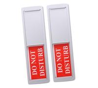 MOTHNUR 2Pcs Privacy Door Signs Magnetic Slider Do Not Disturb Reminding Signs with Please Knock for Home Office Restroom Conference Use