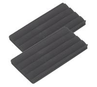 MOTHNUR 2pcs Professional Bass Drum Hoop Guard Rubber Anti-slip Pads Drum Foot Protectors for Stability and Hoop Safety